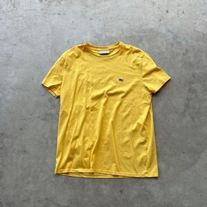 Lacoste Yellow tee shirt Mens size M